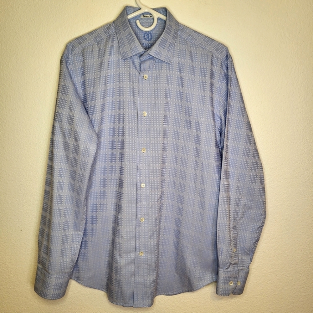 Bugatchi Shaped Fit Dress Shirt size Medium